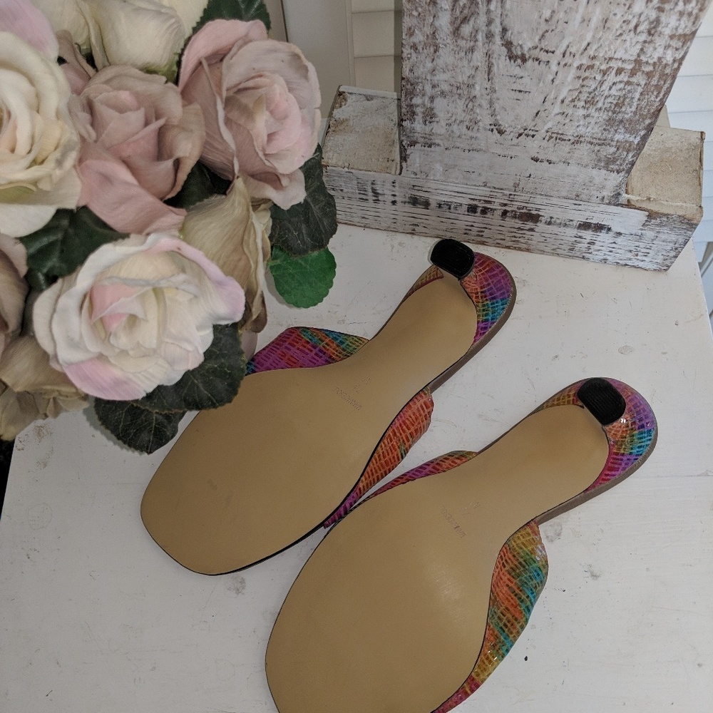 Vaneli Heels Women's sz 7.5 Rainbow - Picture 3 of 5